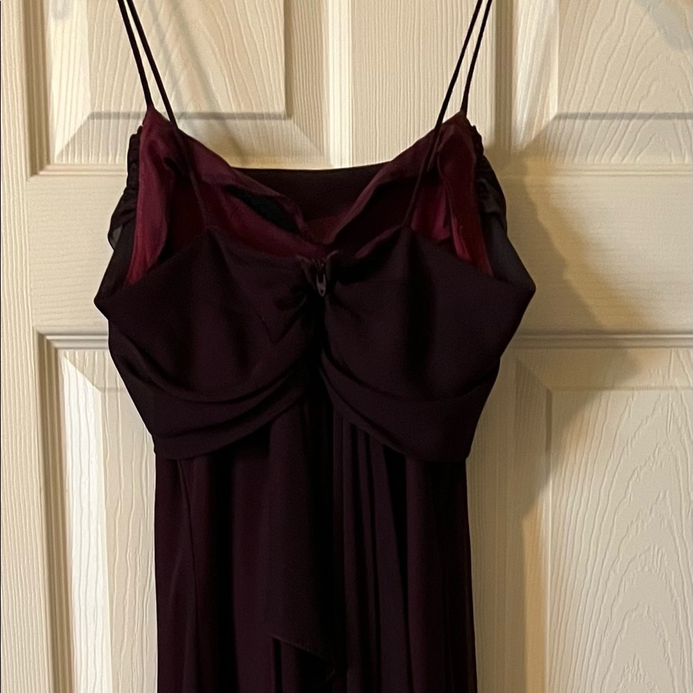 Burgundy summer long dress. Worn once. Size 10 but runs a little small.